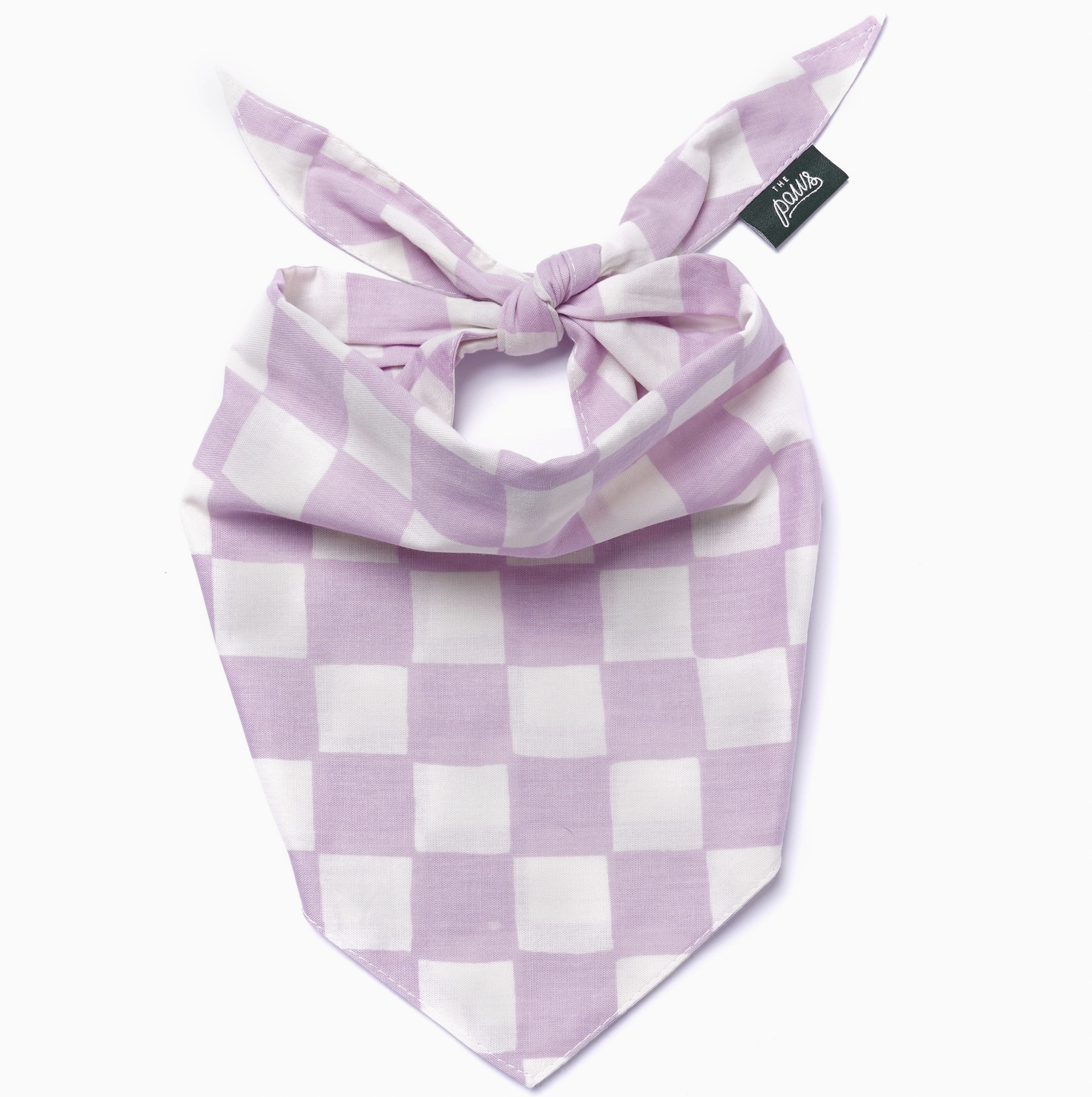 Bandana - Quadrillé lilas