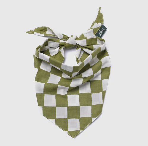 Bandana - Quadrillé vert