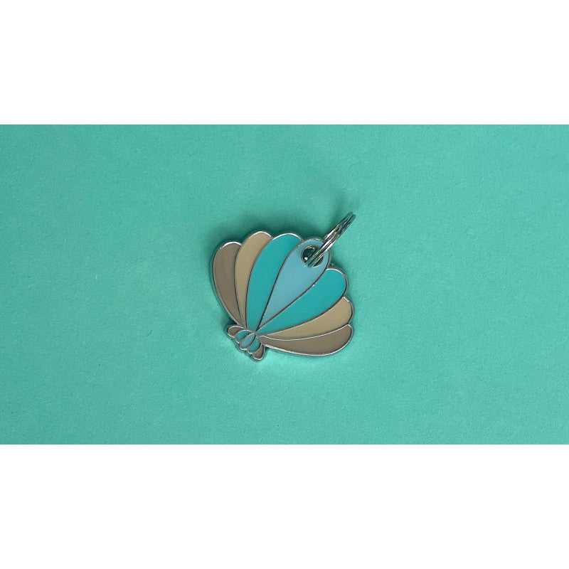 Médaille coquillage pour chien