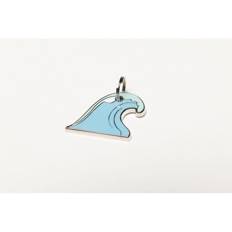 Médaille vague pour chien